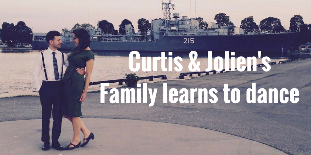 Curtis & Jolien’s Family learns to dance: 6-Count Lindy Hop